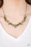 Tie The Knot - Brass Necklace - Paparazzi Accessories