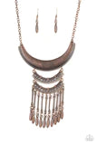 Eastern Empress - Copper Necklace - Paparazzi Accessories