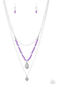 Paparazzi Necklace Mild Wild - Purple