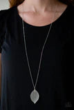 Fall Foliage - Silver Necklace - Paparazzi Accessories