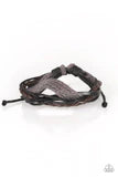 Total Trekker - Black Bracelet - Paparazzi Accessories