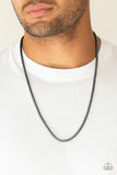 Victory Lap Black Necklace