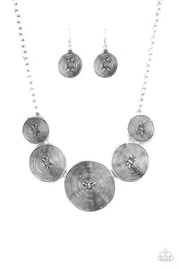 Deserves a Medal - silver - Paparazzi necklace