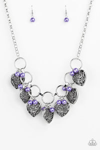 Paparazzi  Very Valentine - Purple  Necklace