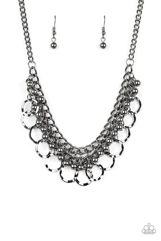 Paparazzi ♥ Ring Leader Radiance - Black ♥ Necklace