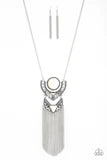 Paparazzi Spirit Trek - White Necklace