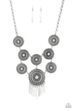 Modern Medalist - Silver Necklace - Paparazzi Accessories