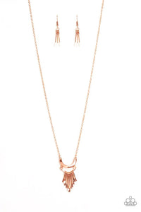 Paparazzi Necklace Trendsetting Trinket - Copper