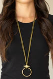 Noticeably Nomad - Green Necklace - Paparazzi Accessories