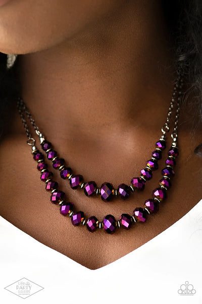 Paparazzi Strikingly Spellbinding - Purple Necklace