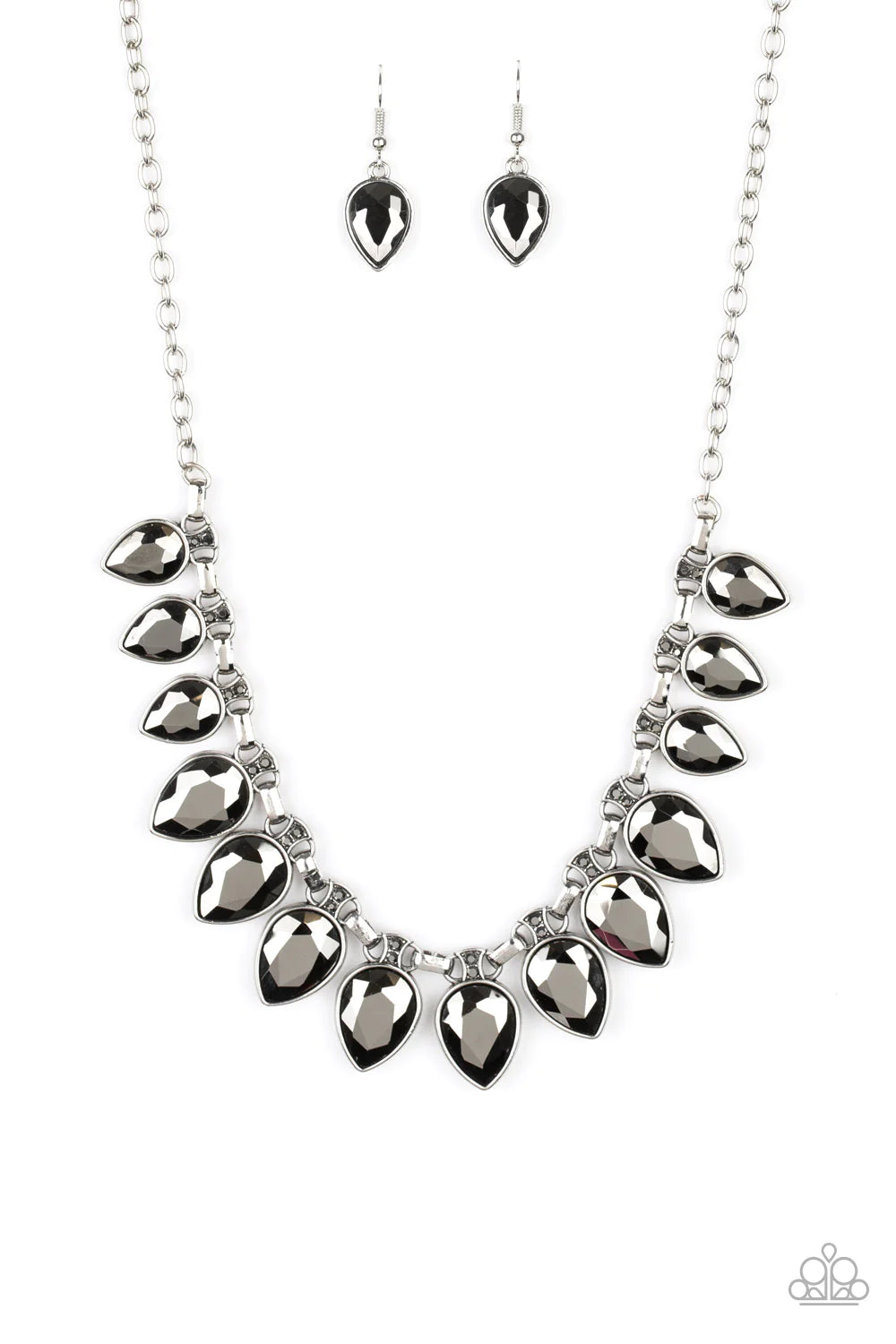 FEARLESS Is More - Silver Necklace-Paparazzi