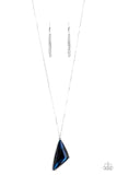 Ultra Sharp - Blue Necklace - Paparazzi Accessories