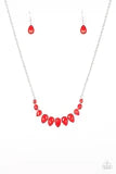 Paparazzi Maui Majesty - Necklace Red