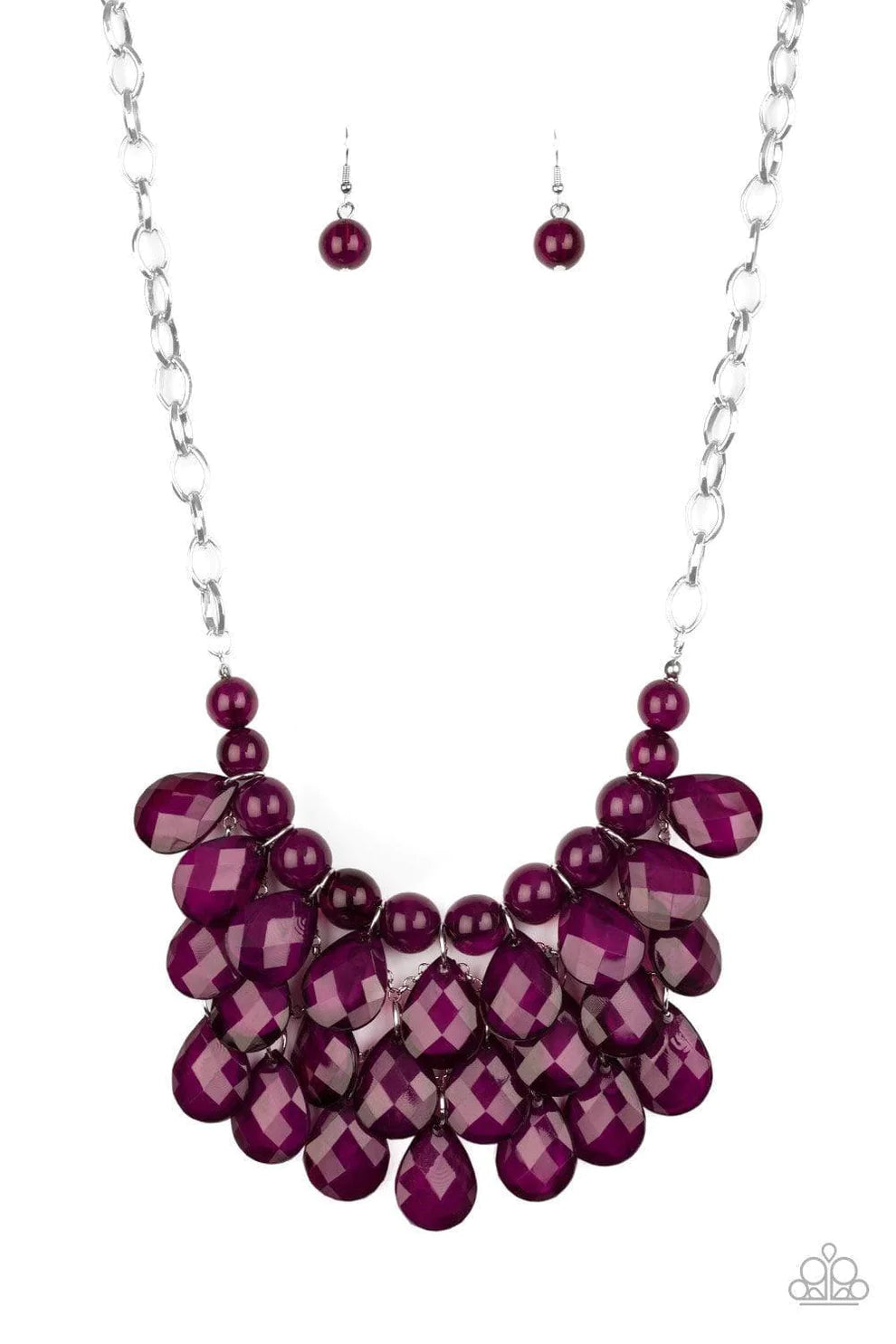 Paparazzi - Sorry To Burst Your Bubble - Purple Necklace