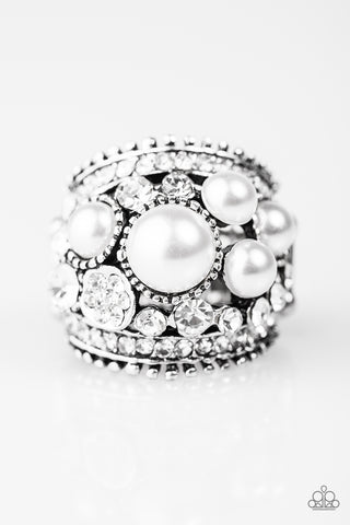 Money on my Mind - White Paparazzi Ring