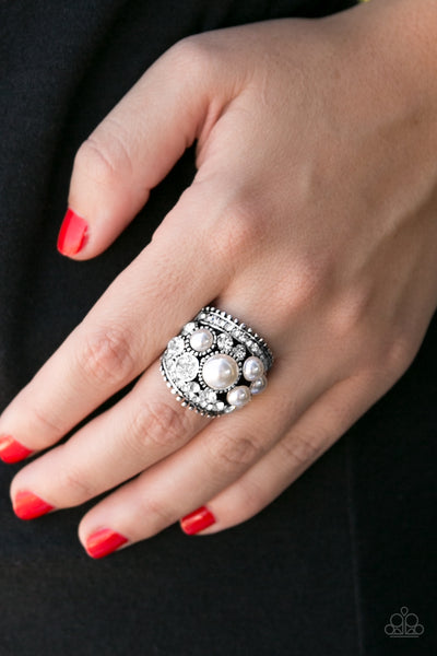 Money on my Mind - White Paparazzi Ring