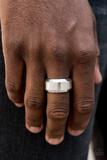 Paparazzi Checkmate - Silver - Men's Ring