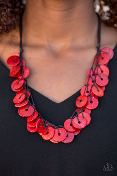 Jammin In Jamaica - Red Paparazzi Necklace