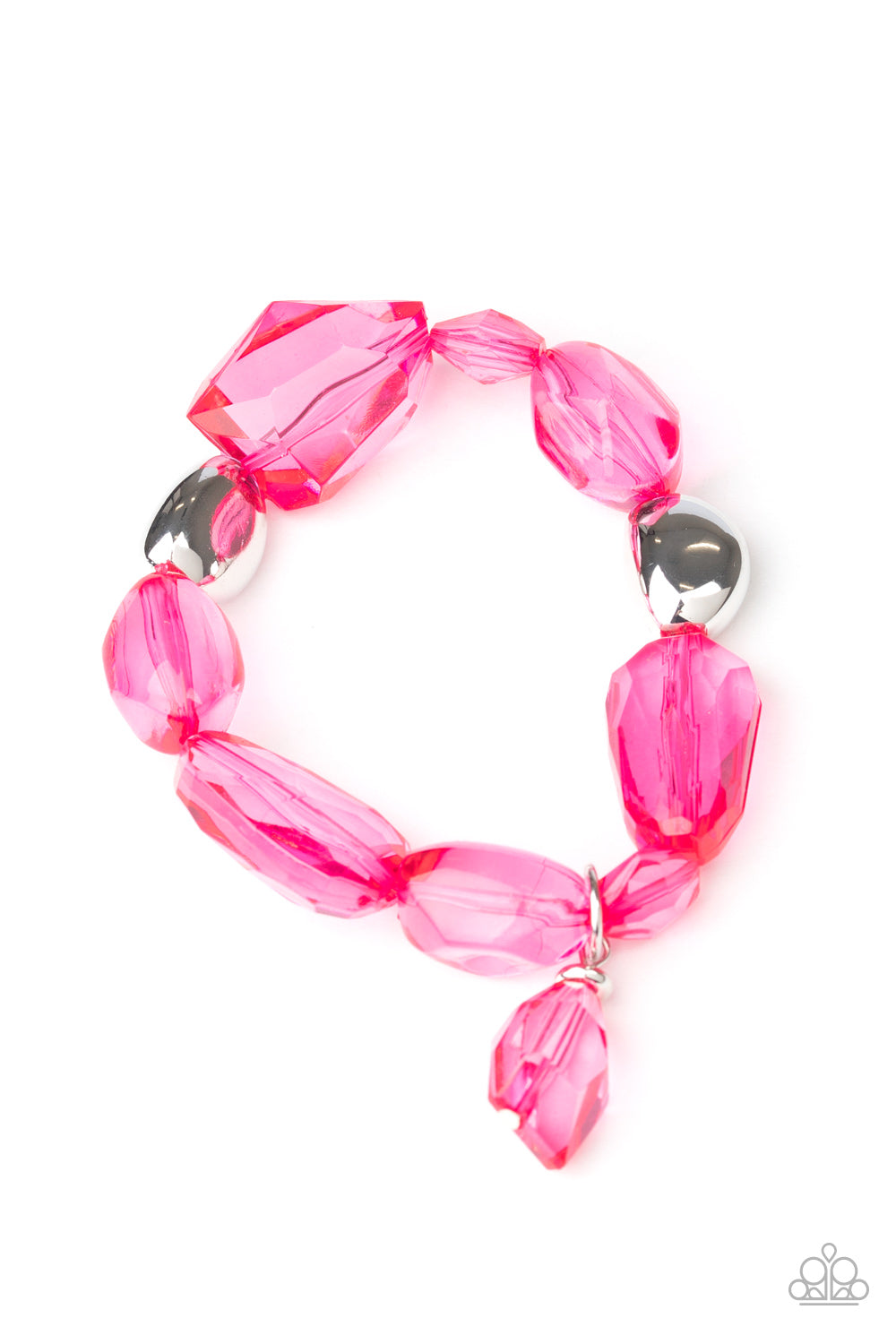 Gemstone Glamour - Pink Paparazzi Bracelet