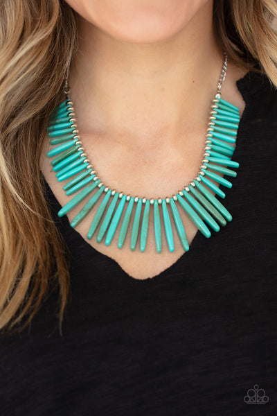 Out Of My Element - Blue Paparazzi Necklace