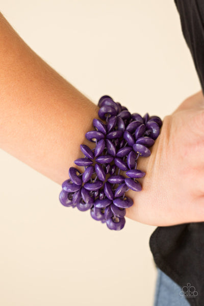 Hawaii Haven - Purple Paparazzi Bracelet