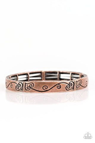 VINE With Me - Bronze Paparazzi Bracelet