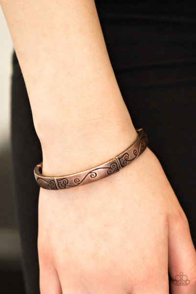 VINE With Me - Bronze Paparazzi Bracelet