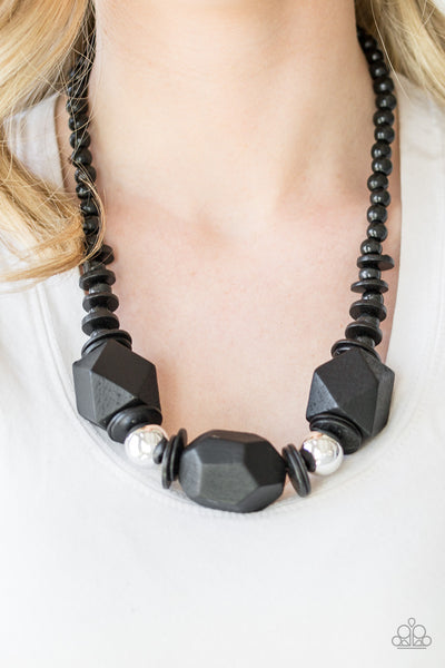 Costa Maya Majesty - Black Paparazzi Necklace