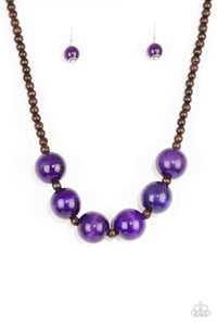 Oh My Miami - Purple Paparazzi Necklace