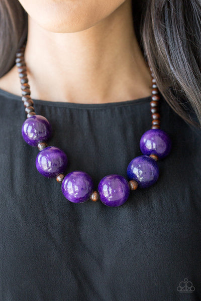 Oh My Miami - Purple Paparazzi Necklace