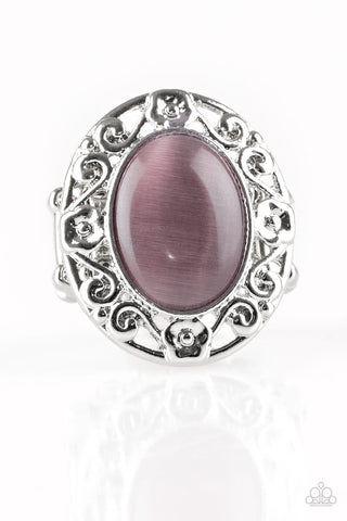 Moonlit Marigold - Purple Paparazzi Ring