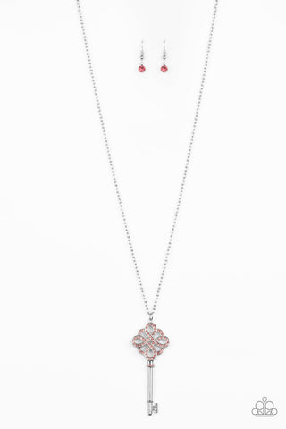 Unlocked - Pink Paparazzi Necklace