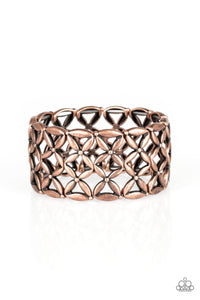 The Big BLOOM - Copper Paparazzi Bracelet