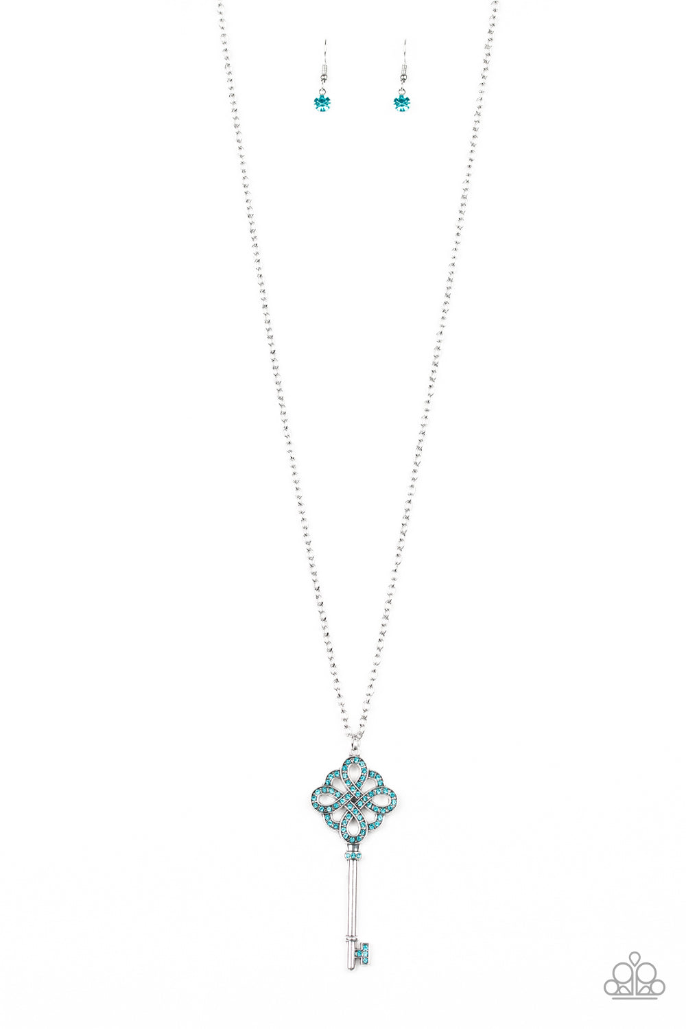 SELFIE-Worth - blue - Paparazzi necklace – JewelryBlingThing