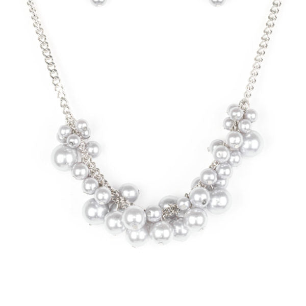 Fiercely 5th Avenue - Fashion Fix Set - Glam Queen Grey Paparazzi Pearls