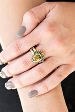 Till QUEENDOM Come - brass Paparazzi ring