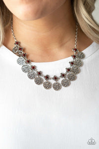 Mandala Movement ~Red Paparazzi Necklace