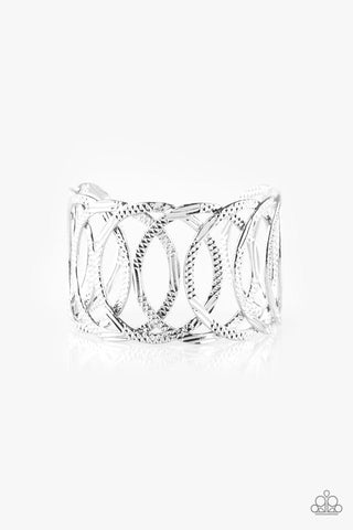 Circa de Contender Silver Paparazzi Bracelet